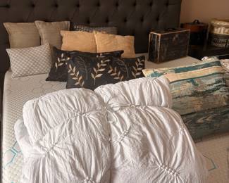 King bed with head and footboard