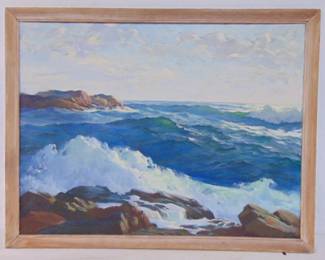 Large framed artwork (36x48?)