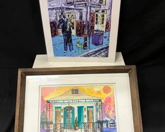 New Orleans Original Artwork Ft. New Orleans Shotgun Home 