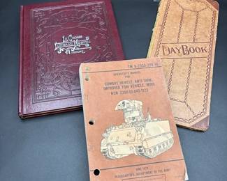 Vintage Books, Including a Vintage Day Book Ledger