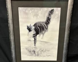 Original Watercolor by Young Allen, Louisiana Based Artist 
