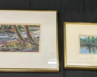 Original Pastels by Kay Brathol-Hostvet Ft. Brule River