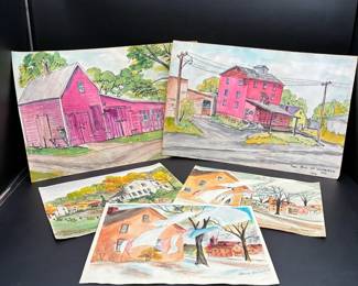 5 Beautiful Watercolors ft. Wisconsin Themes 