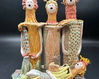 Handcrafted Harriet Hason Ceramic Sculpture