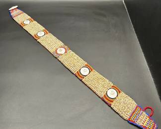 Authentic Tribal Beaded Belt 