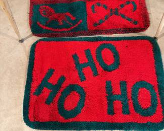 HO HO Christmas Rugs