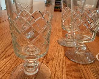 Crystal Stemware Diamond/Criss Cross
