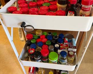 SPICES!! Rolling Cart