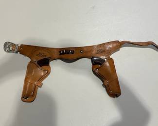 Roy Rogers holster and toy pistols