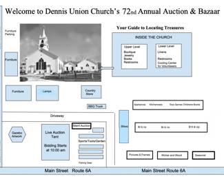 Location map for various sale areas