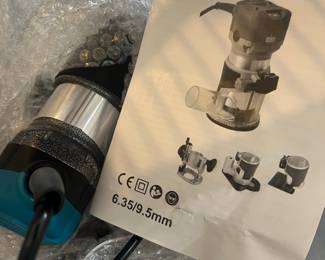 VEVOR 0700C Electric Compact Palm Router with Multiple Bases