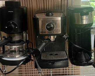 Krups Drip Coffee Maker, De'Longhi EC155 Espresso Machine, Sboly Drip Coffee Maker
