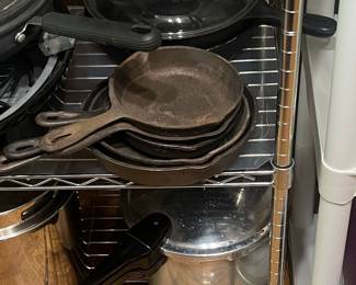 Vintage Cast Iron Skillets