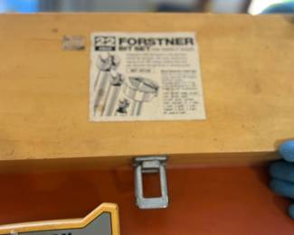22-Piece Forstner Bit Set in Wooden Storage Case