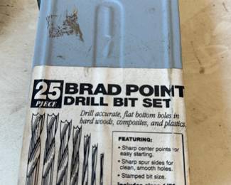 25-Piece Brad Point Drill Bit Set (#9154)