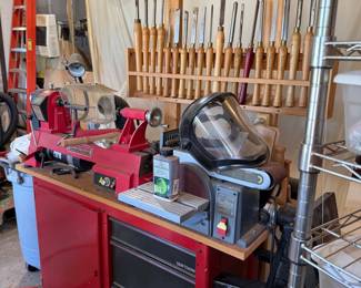 Penn State Industries Turncrafter Commander 12 in. Variable Speed Midi Lathe with Pen Making Starter Set