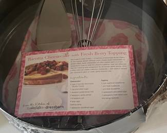 Dress Barn Cooking Light Cheesecake Pan Set
