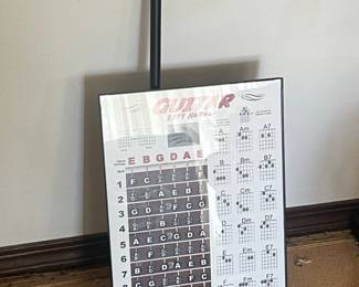 Guitar Chord Chart for Left-Handed Players
