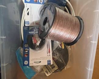 GE Audio Cable and Speaker Wire Bundle