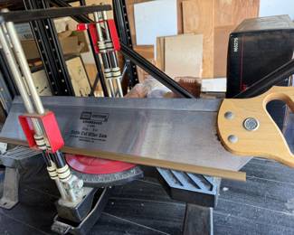 Craftsman Kromedge Satin Cut Miter Saw and Box