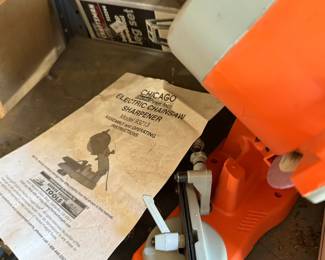Chicago Electric Power Tools Electric Chainsaw Sharpener Model 93213