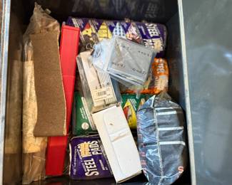 Assorted Workshop Abrasives and Finishing Supplies