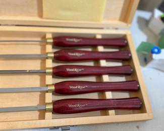WoodRiver 5-Piece High Speed Steel (HSS) Woodturning Tool Set