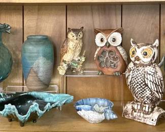 Owl Vases Decor