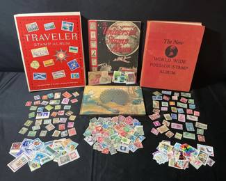 Vintage Worldwide Stamp Collection