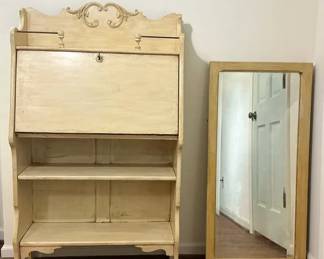 Cream Secretary Desk