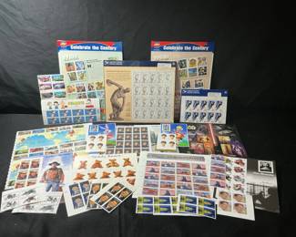 Vintage Heritage USPS Commemorative Stamp Sheet Collection