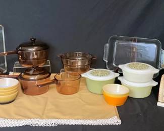 Vintage PyRex FueKing Dishes