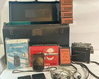 Vintage Camera, Equipment And Case
