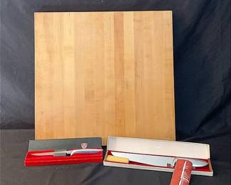 Knives Butchers Block