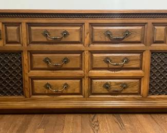 Vintage Magnavox Stereo Console
