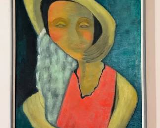 Framed Painting Of A Women