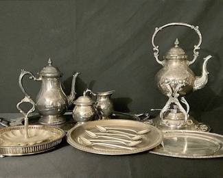 Silverplated Tea Service