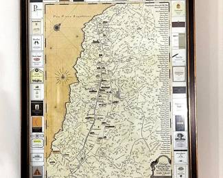 Napa Valley Winery Trail Map