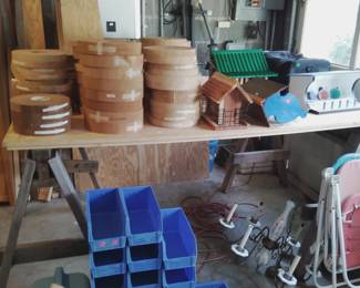 Cabinet Laminate Stripping, Bird Houses and Bird Feeders