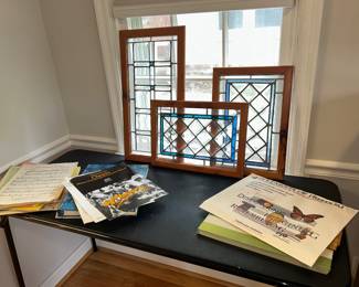 Leaded glass windows