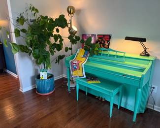 Plants,  Piano, Piano Lamp