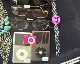 Glasses, Ipods 