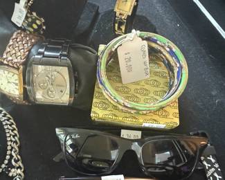 Ray Ban Sunglasses, Watches, Bracelets 