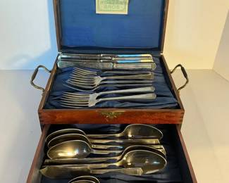1847 Rogers Brothers Incomplete Set of Silver Plate Flatware
