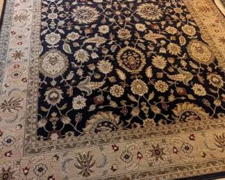 Knightsbridge Navy Area Rug