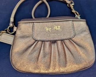 Coach Madison Leather Wristlet