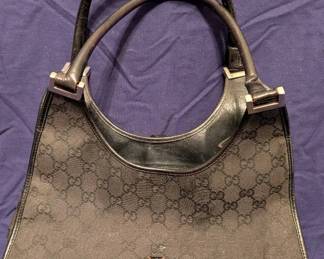 Vintage Gucci Jackie GG Shoulder Bag