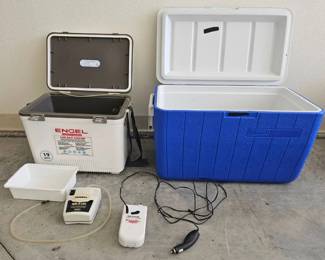 Engel Bait Cooler, Coleman Cooler Accessories