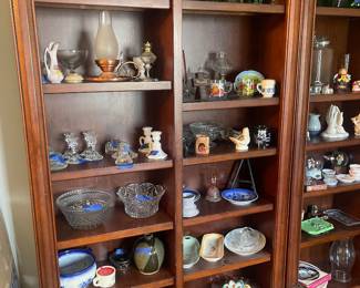 Loads of knickknacks and glassware