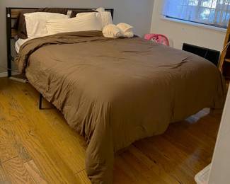 People do have to sleep somewhere, and this queen-sized bed is one of those places.